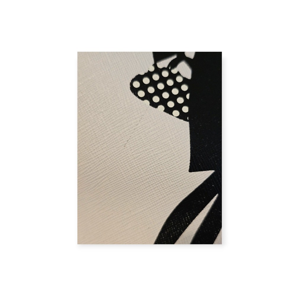 Lulu Guinness Black White Poodle Lady Tote Bag shoulder bag. Free shipping - Picture 3 of 11